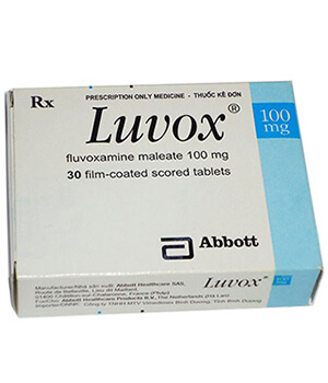 Shop Luvox (Fluvoxamine) 100mg Tablets  x 1's-Online at UK ADHD Drugs Store